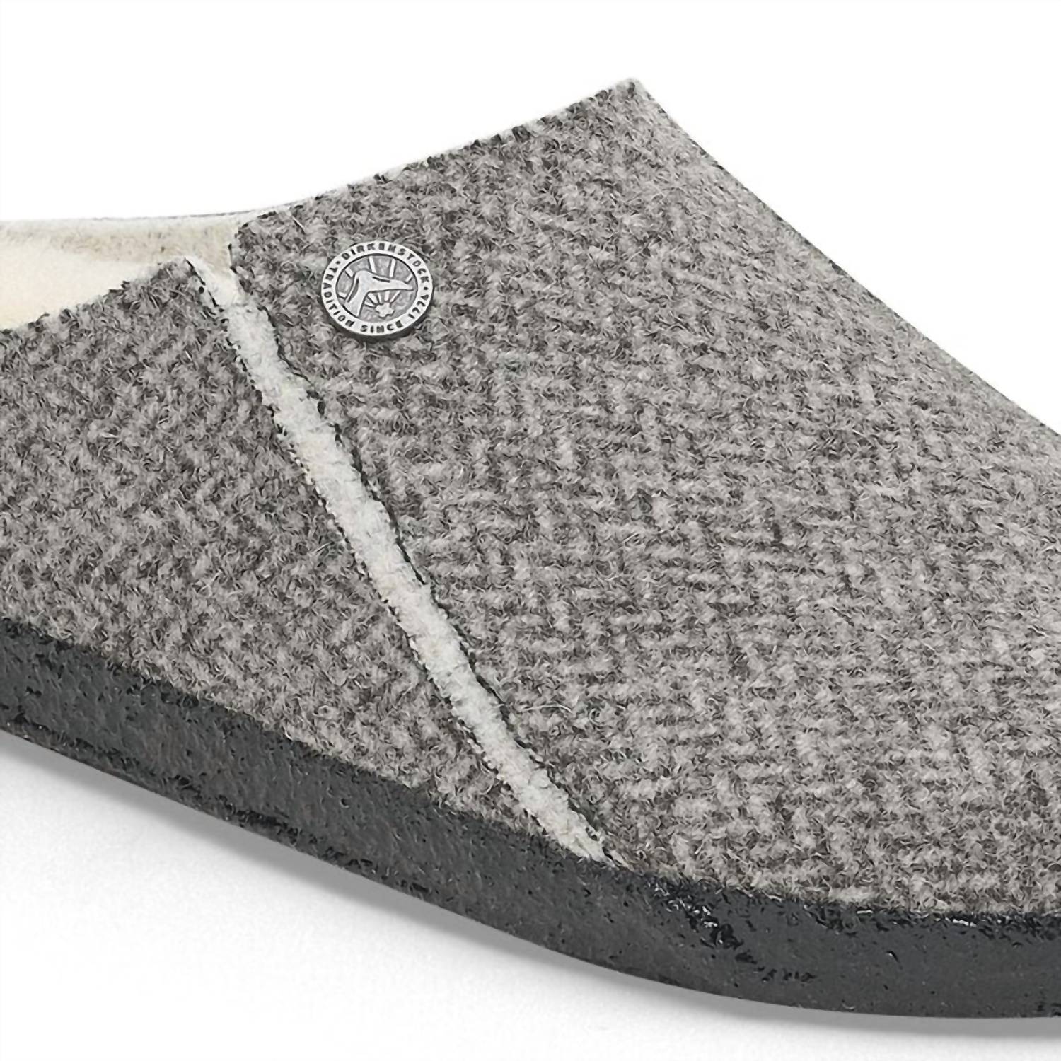 Women's Zermatt Shearling Slipper In Herringbone Grey