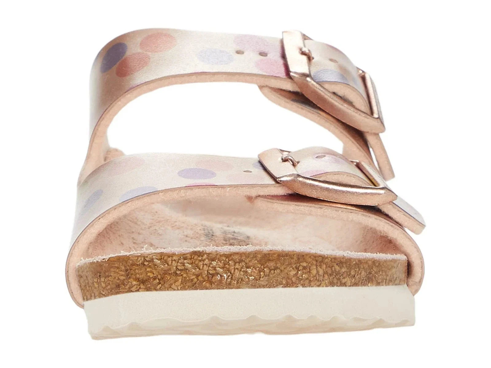 Youth Birkenstock Arizona Sandal Pink Dots Birko-Flor Slide ZOGG11