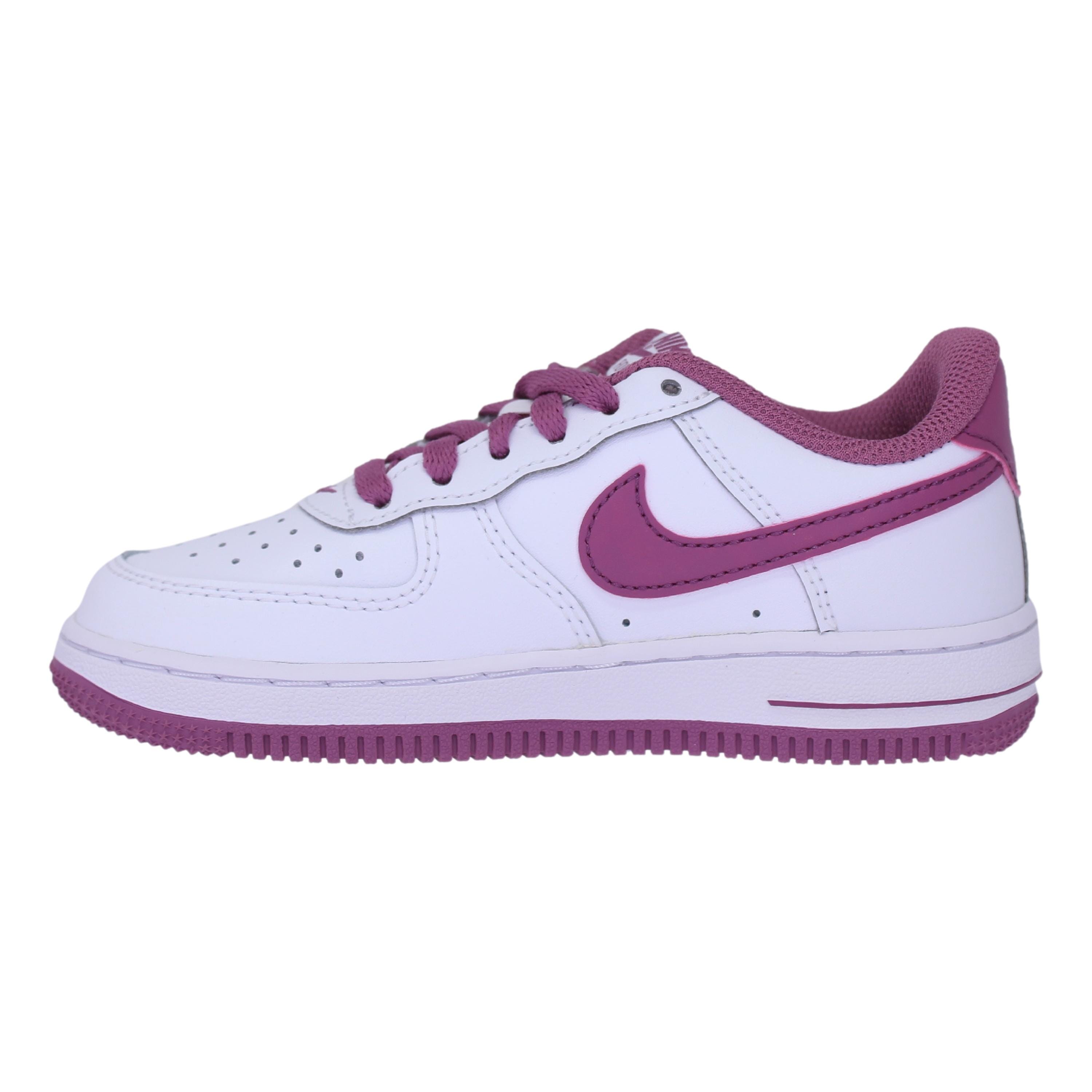 Nike Force 1 '06 White/Light Bordeaux-White  DH9601-101 Pre-School