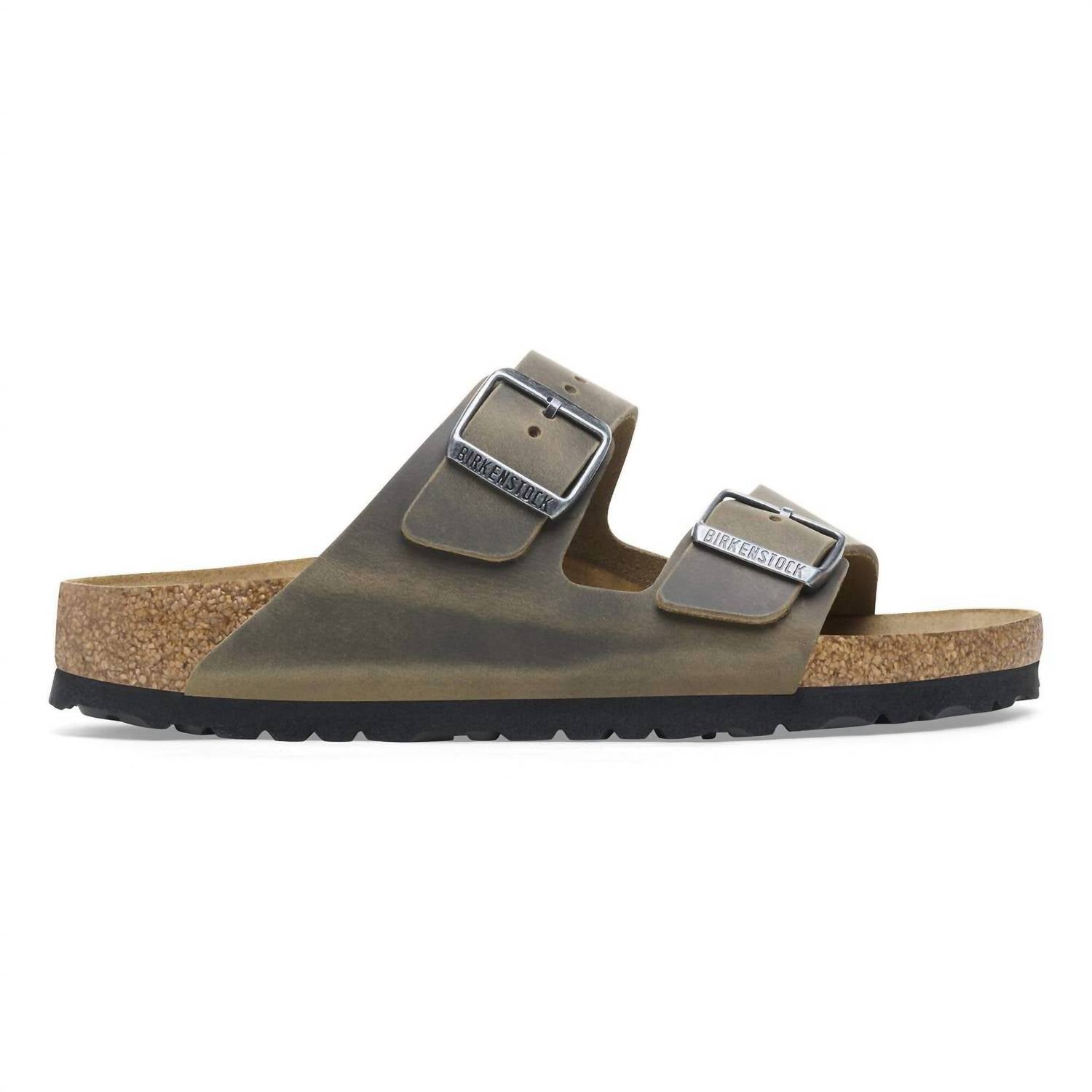 Men's Arizona Leather Sandals In Faded Khaki