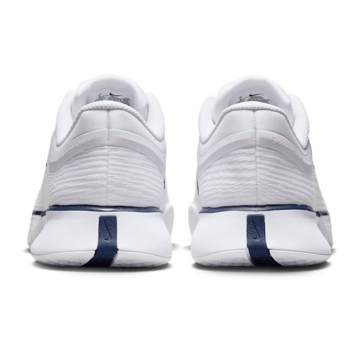 Women's Zoom Vapor Pro 3 Premium Hard Court Tennis Shoes In White/midnight Navy