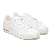 Women's Bend Low Leather Sneakers - Regular Width In White