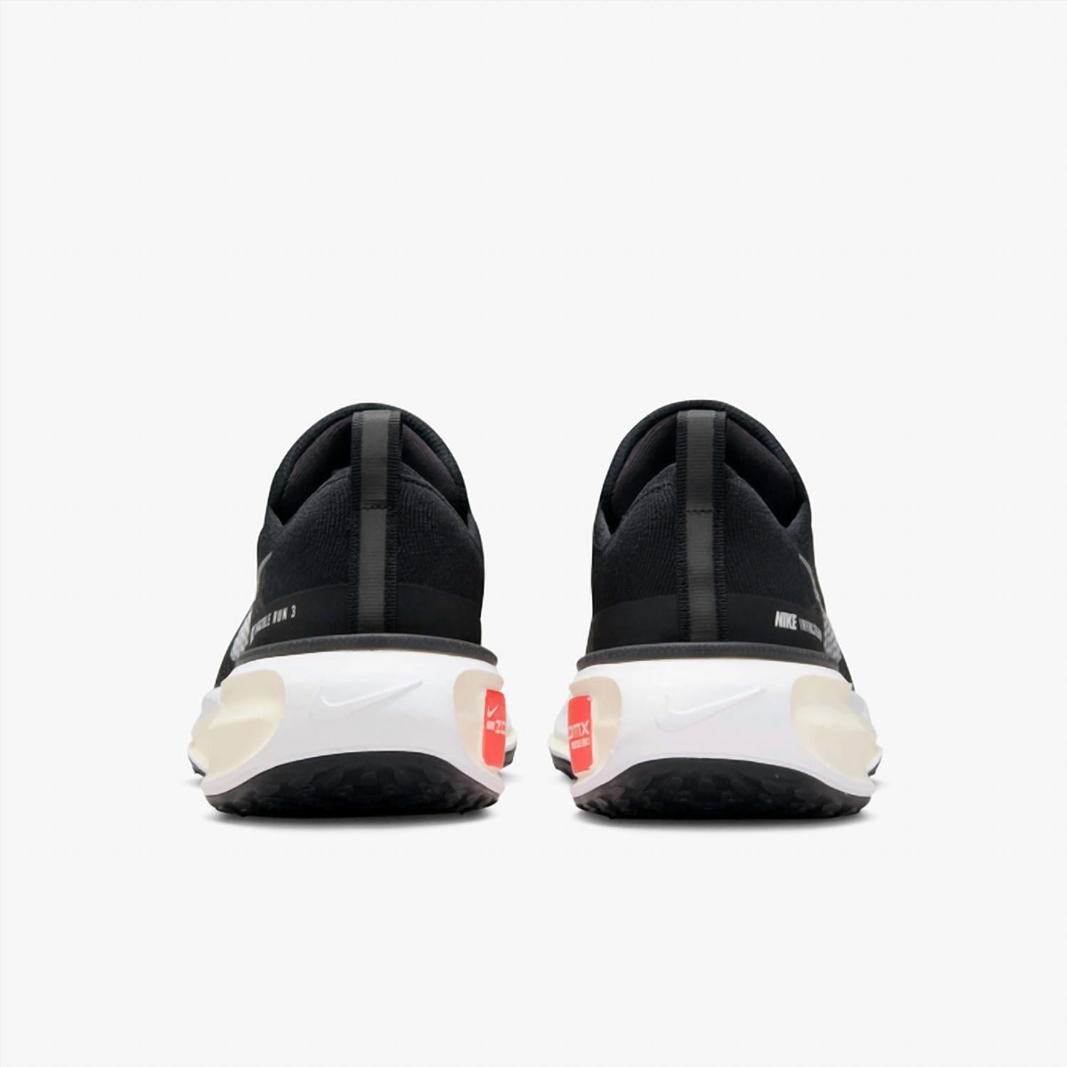 Women's Zoomx Invincible Run Flyknit 3 Running Shoes In Black Dark Grey White