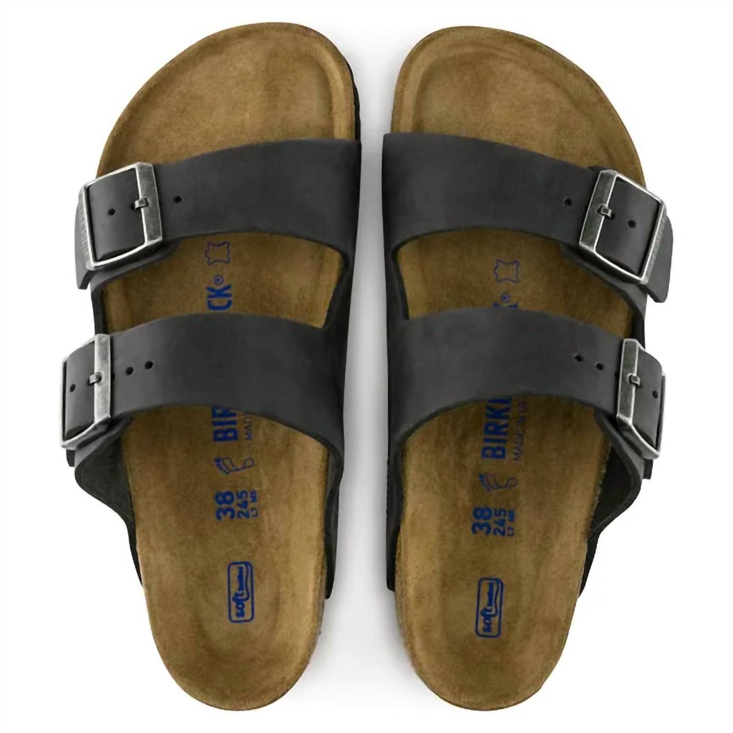 Women's Arizona Sandals In Narrow Black