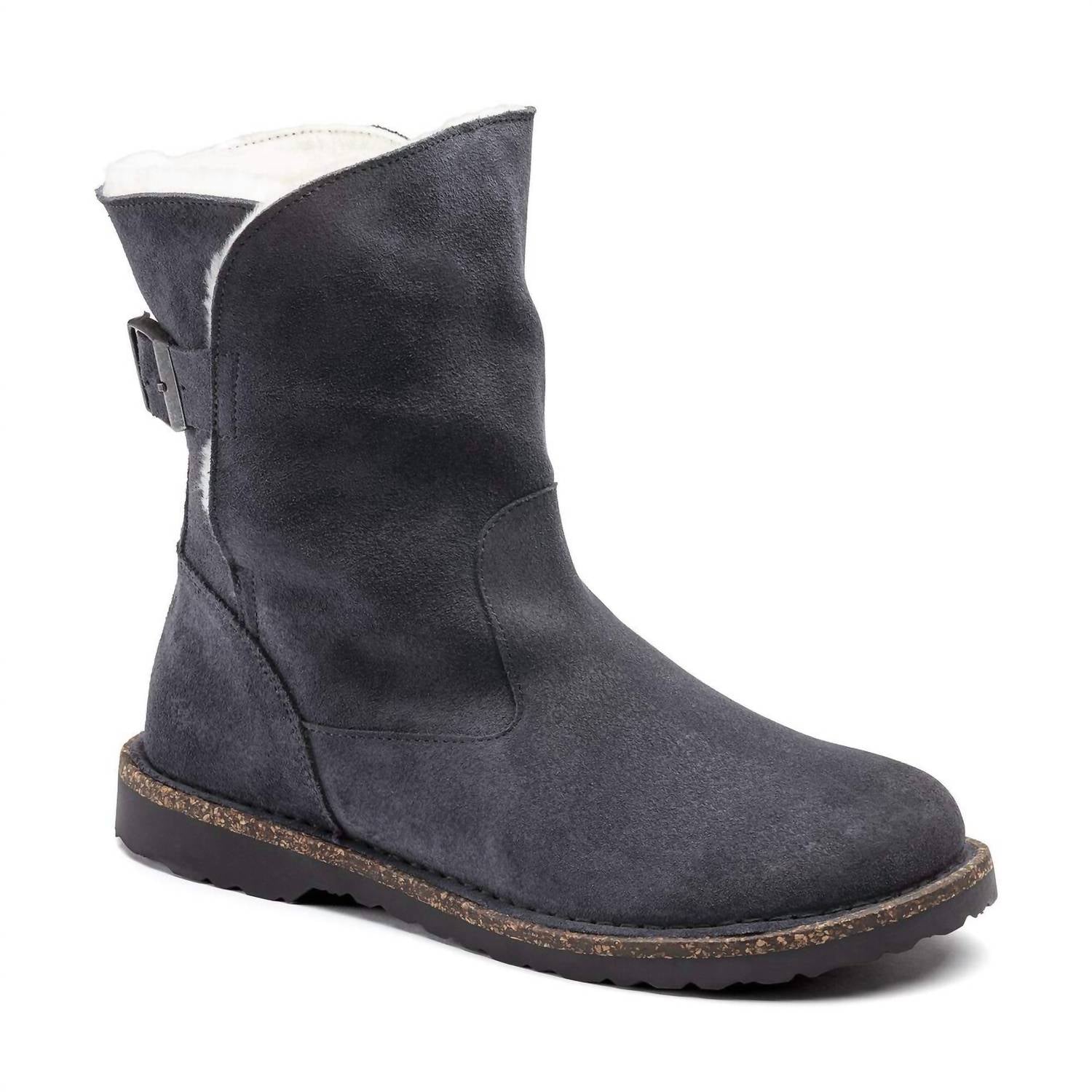 Women's Uppsala Shearling Boots In Graphite/natural