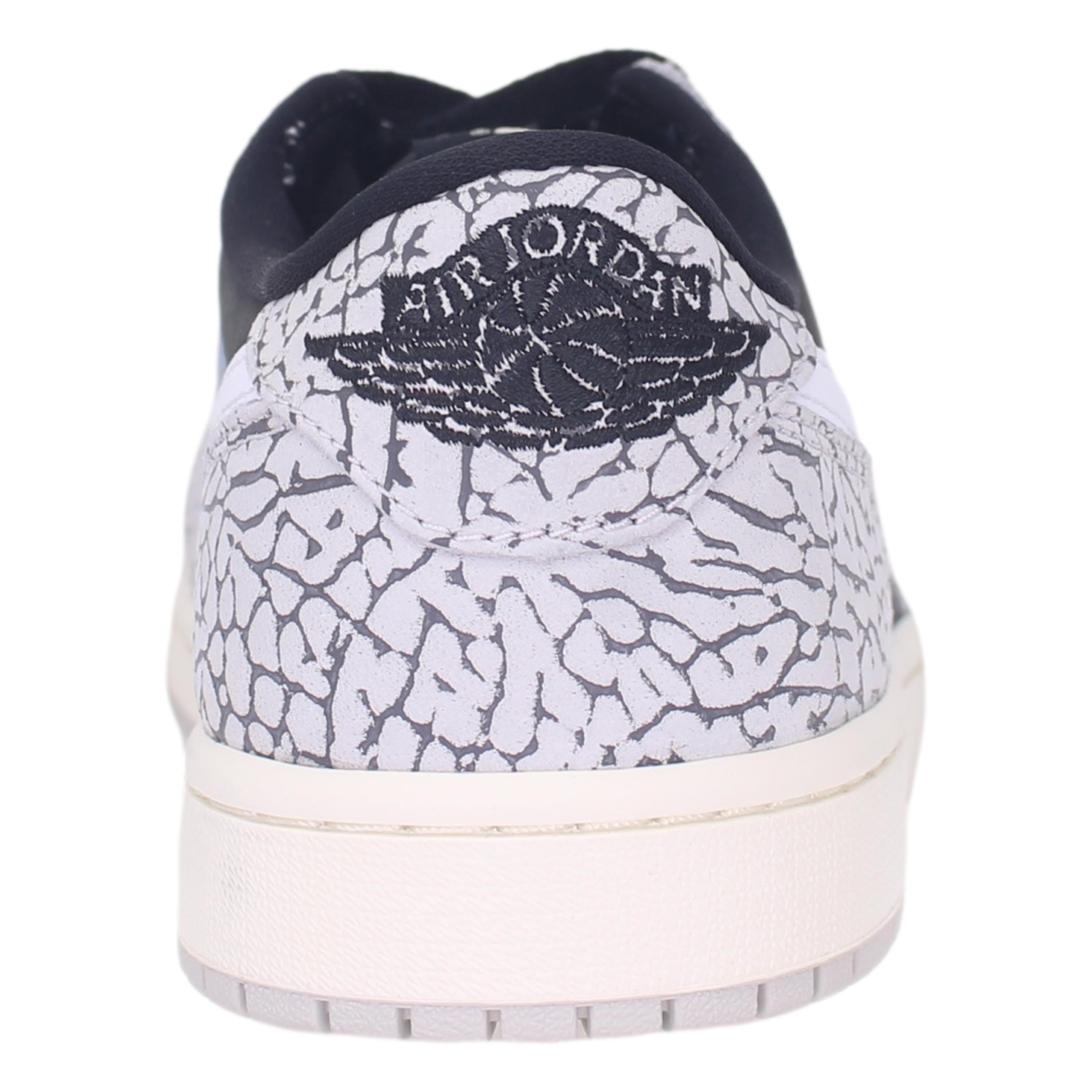 Nike Air Jordan 1 Retro Low OG Black/Muslin-Tech Grey-White  CZ0790-001 Men's