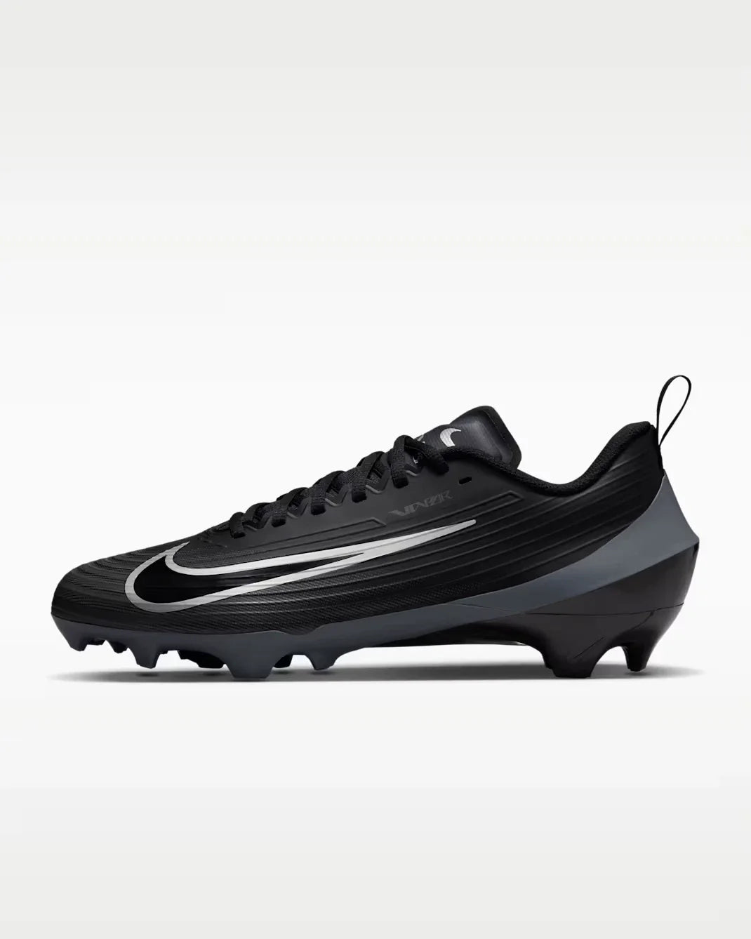 Nike Vapor Speed 3 FB3303-002 Men's Black Gray Low Top Football Cleats MEW1715