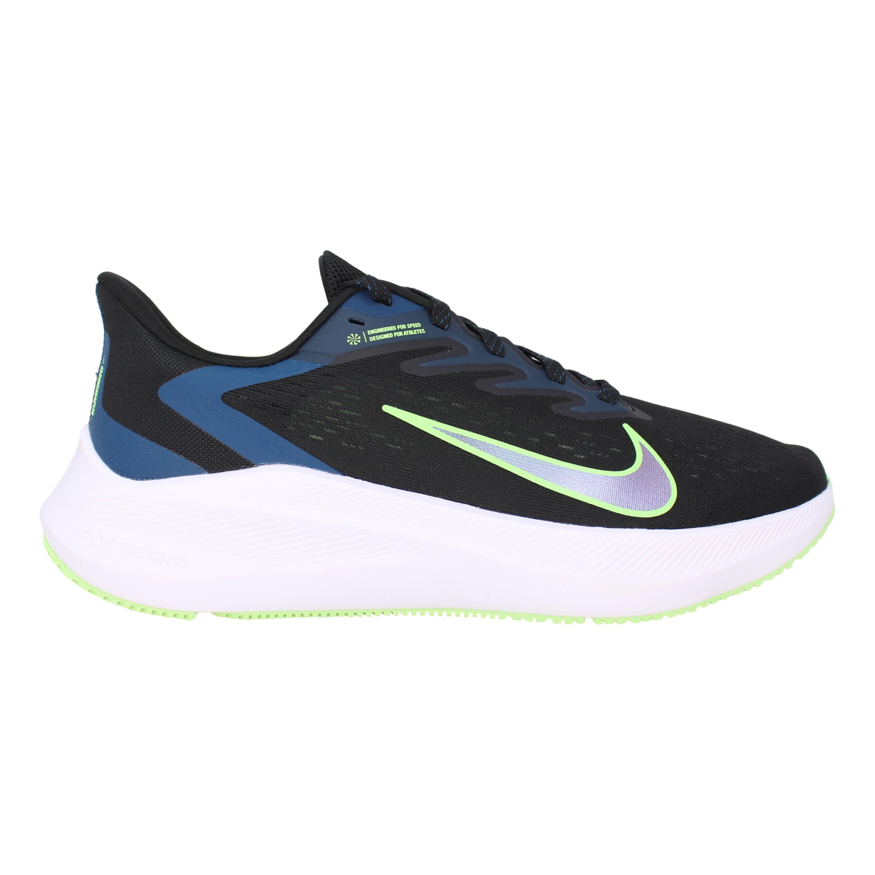 Men's Nike Zoom Winflo 7 Black/Vapor Green CJ0291-004