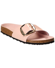 Birkenstock Madrid Big Buckle Natural Leather Patent Sandal
