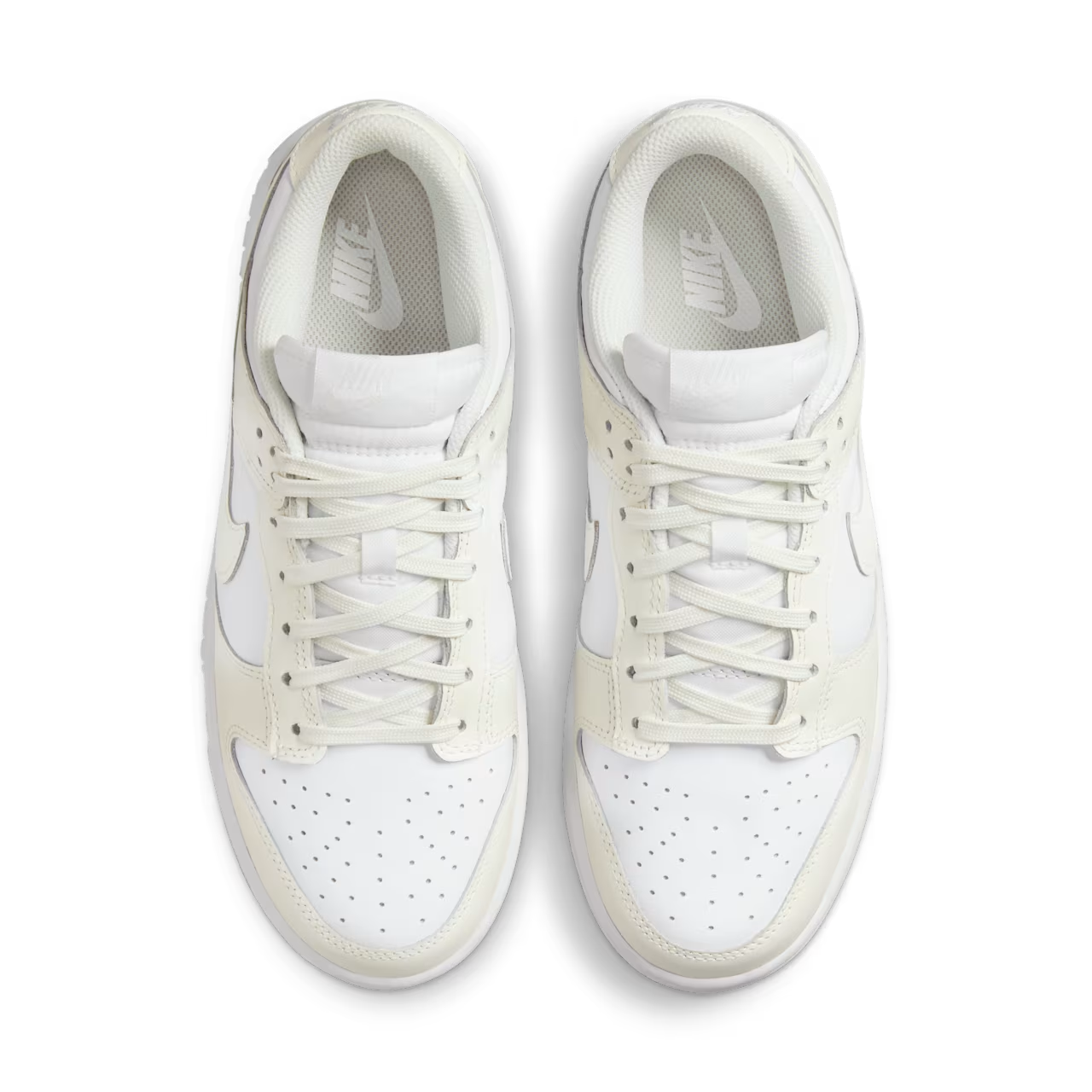 Nike Dunk Low DD1503-121 Sneakers Womens White Leather Lifestyle Shoes FD1284