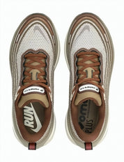 Aerodynamic Women's Sneakers with Layered Sole Design