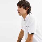 Coach Outlet Signature Trim Polo In Organic Cotton