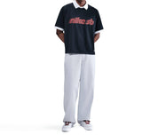 Loose Denim Pants In Football Grey