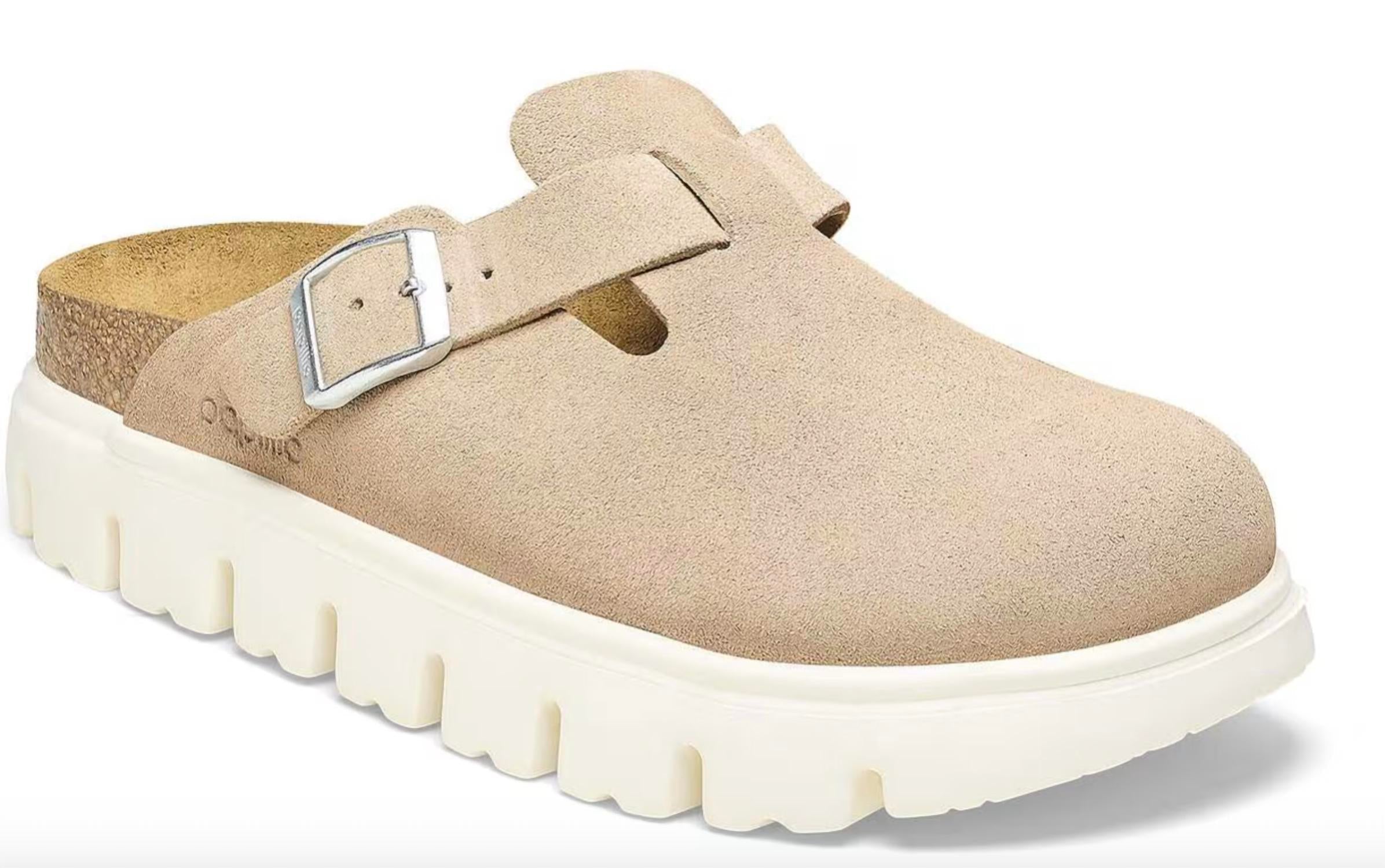 Women's Boston Pap Chuncky Clog - Narrow In Warm Sand