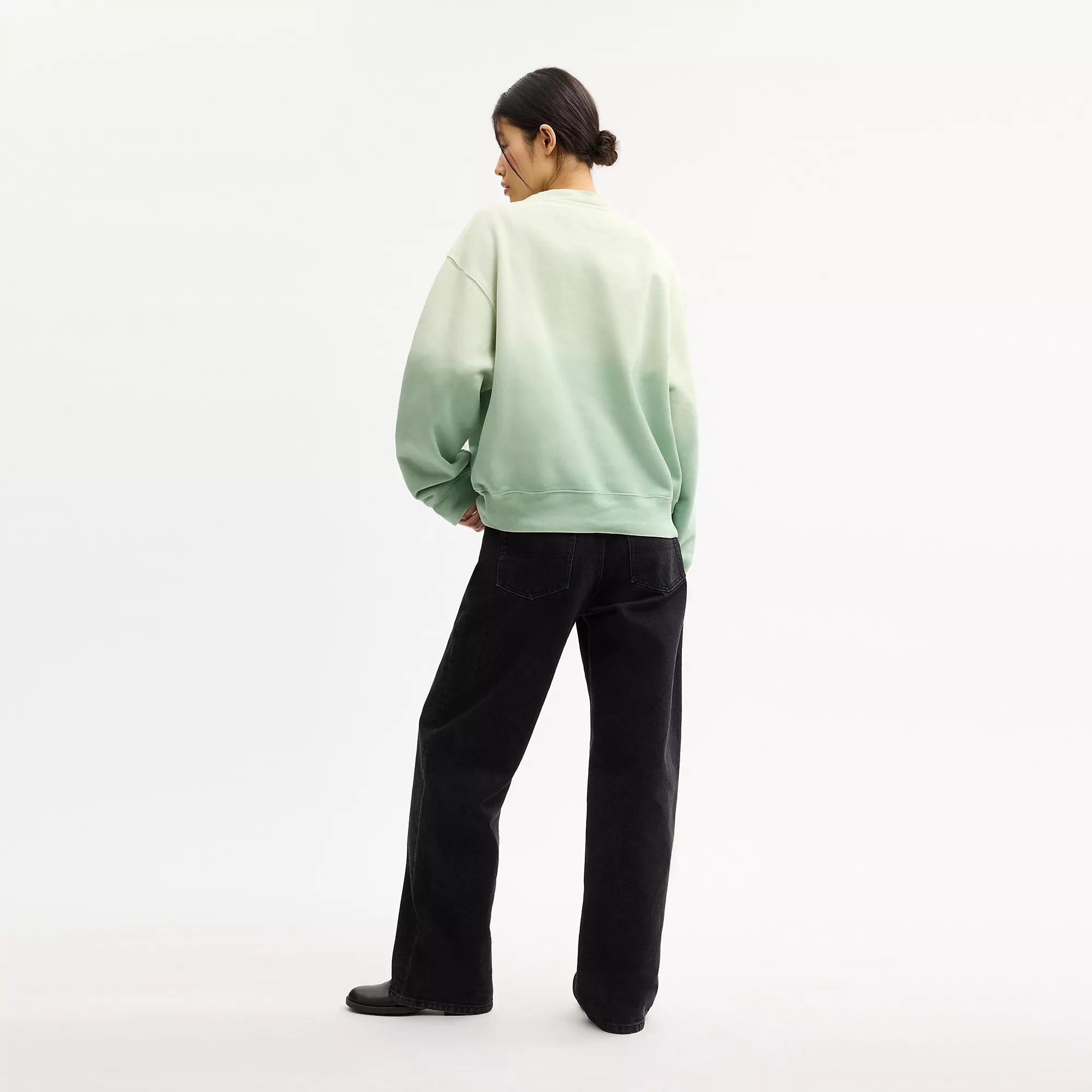 Coach Outlet Ombre Sporty Crewneck Sweatshirt In Organic Cotton