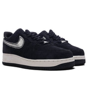 Nike Air Force 1 Low '07 LV8 Black Sail Embroidered Swoosh