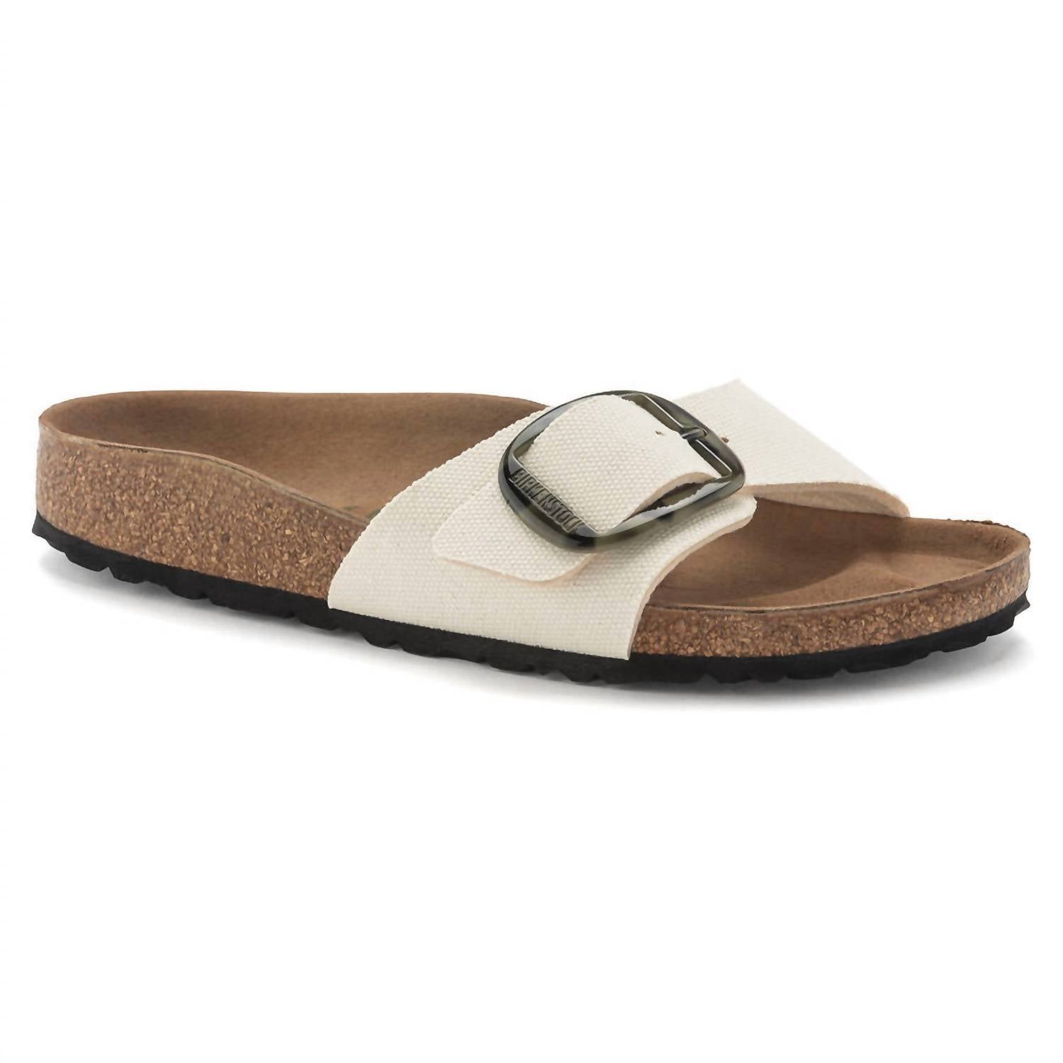 Women's Madrid Big Buckle Sandal In Eggshell