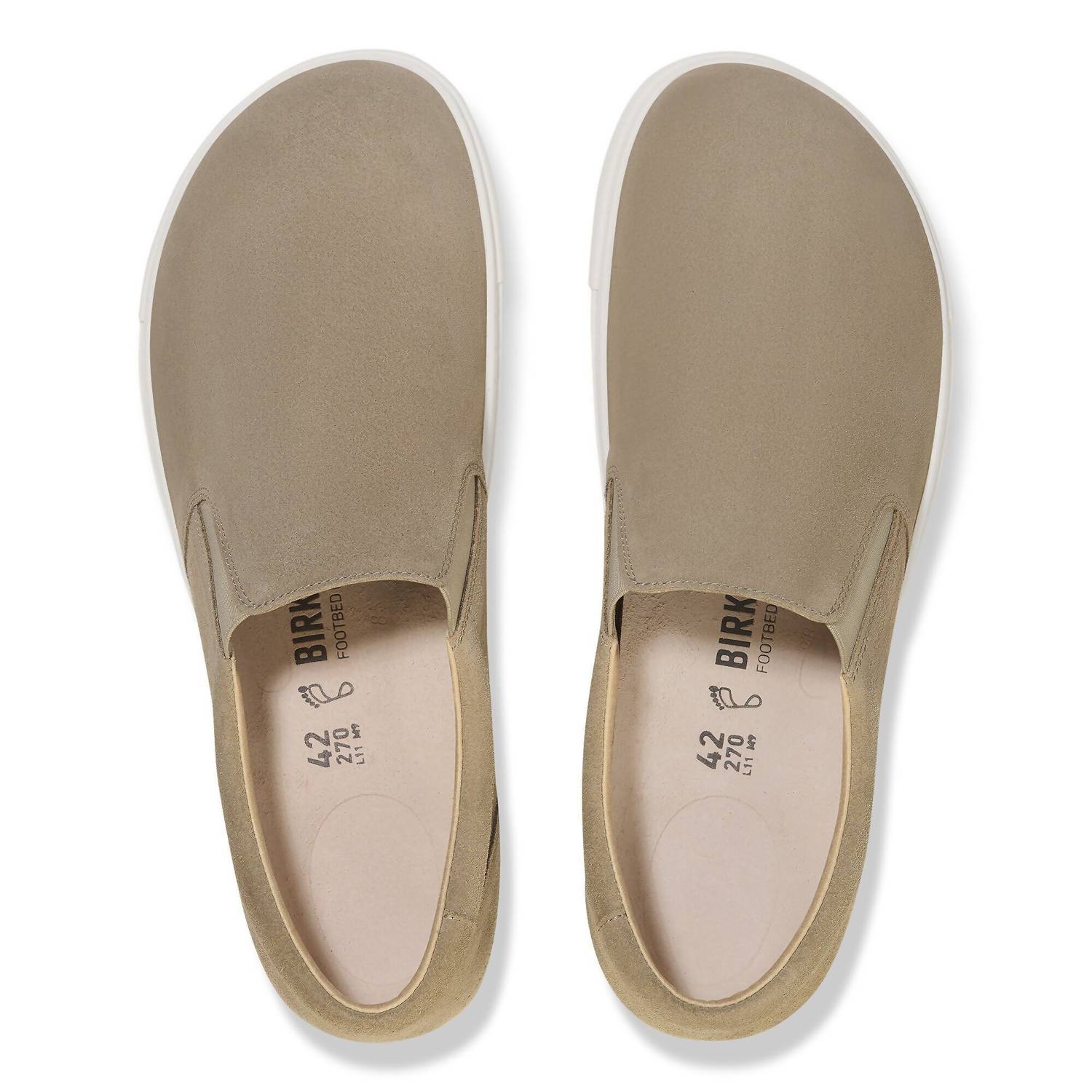 Men's Oswego Suede Leather Shoes In Taupe