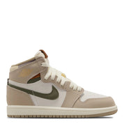 Air Jordan 1 Retro High OG - Khaki - Little Kids' Sneakers