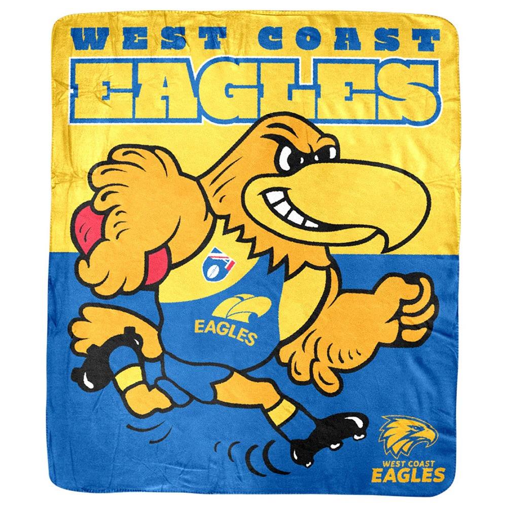 AFL - West Coast Eagles - Coral Fleece Rug