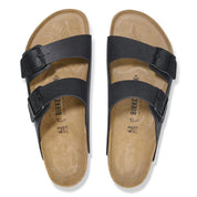 Unisex Arizona Sandals In Saffiano Black