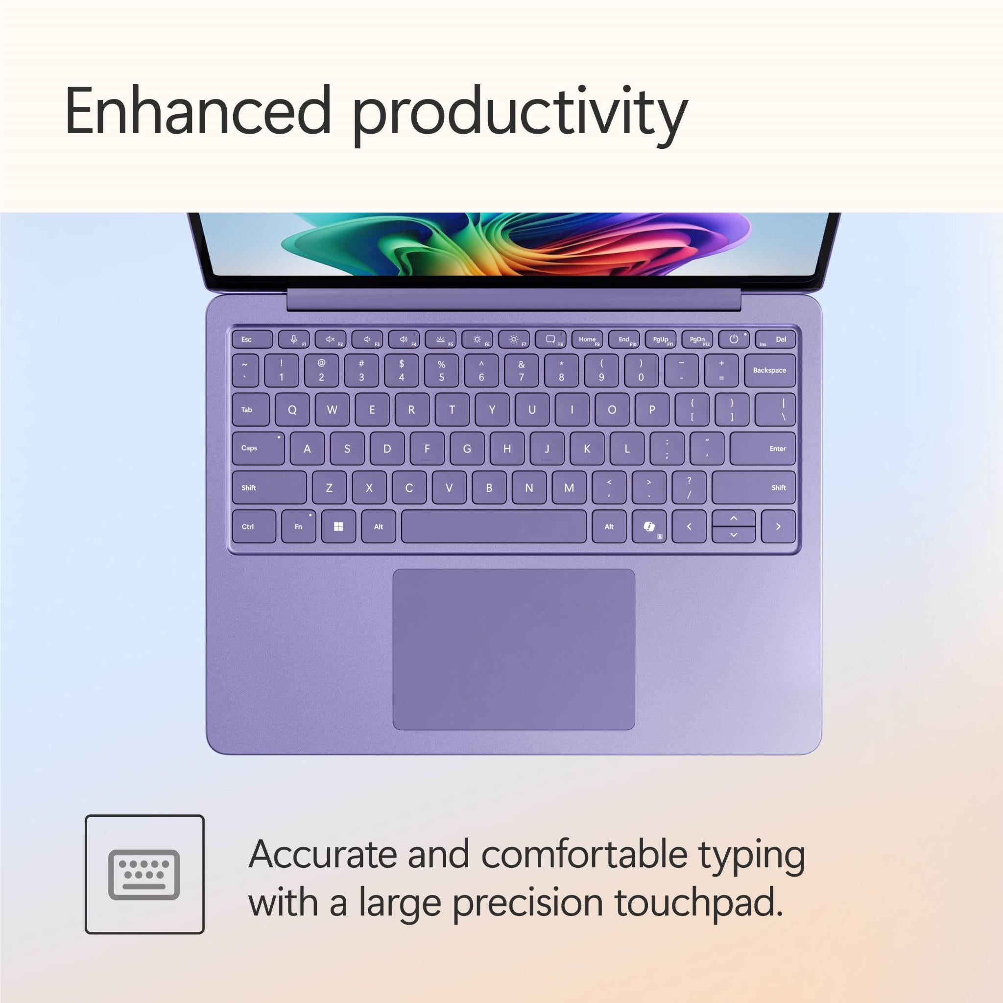 Microsoft Surface Laptop Copilot+ AI PC 13" Snapdragon X Plus 8 core/16GB/512GB (Violet)