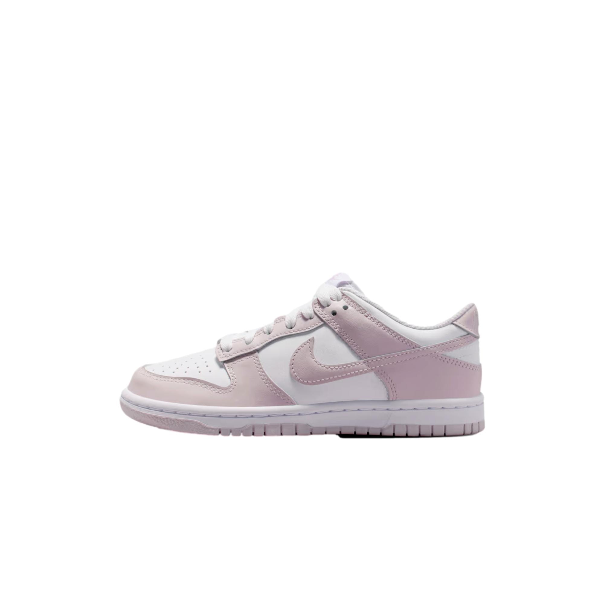 Nike Dunk Low White / Light Violet  FB9109-128 Grade-School