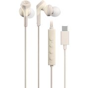 Audio-Technica USB-C Wired Noise Cancelling In-Ear Headphones (Beige)