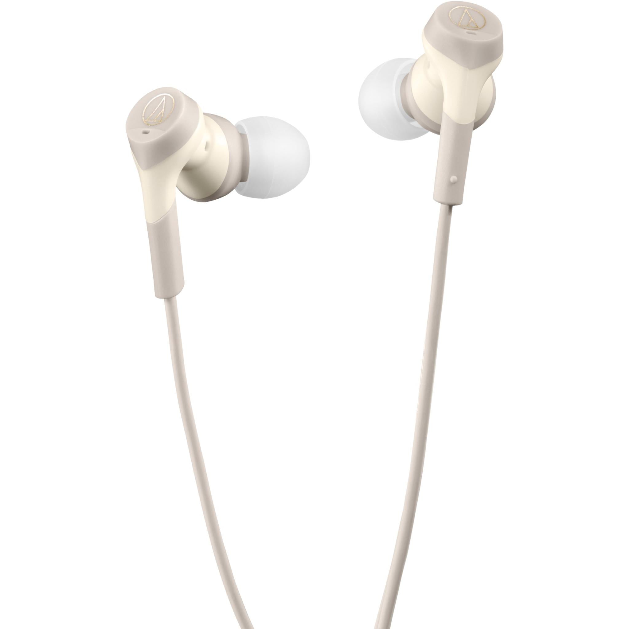 Audio-Technica USB-C Wired Noise Cancelling In-Ear Headphones (Beige)