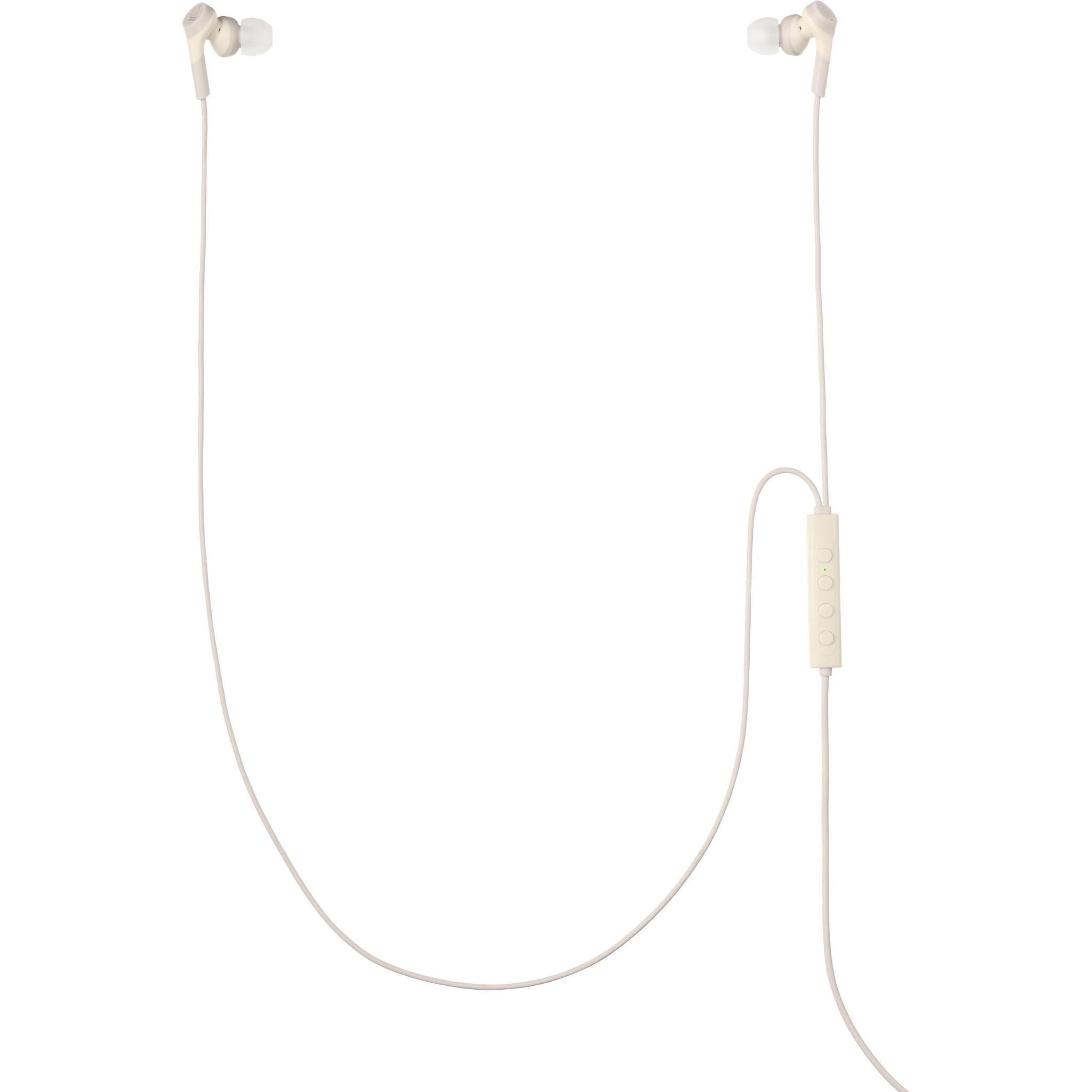 Audio-Technica USB-C Wired Noise Cancelling In-Ear Headphones (Beige)
