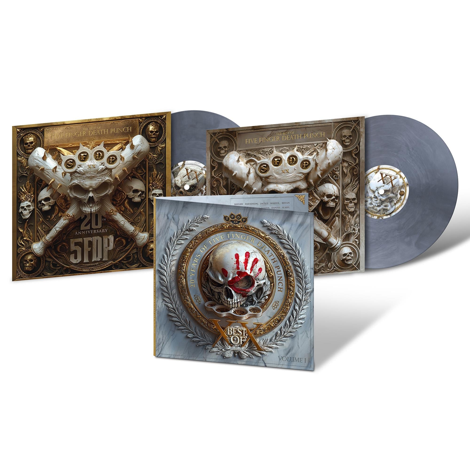 20 Years Of Five Finger Death Punch - Best Of Volume 1 (Silver Galaxy Vinyl) (JB Hi-Fi AU Exclusive)