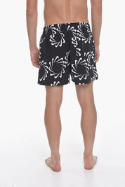Swim Boxer Swim Trunks SWOOSH LINE with Repeated Logo