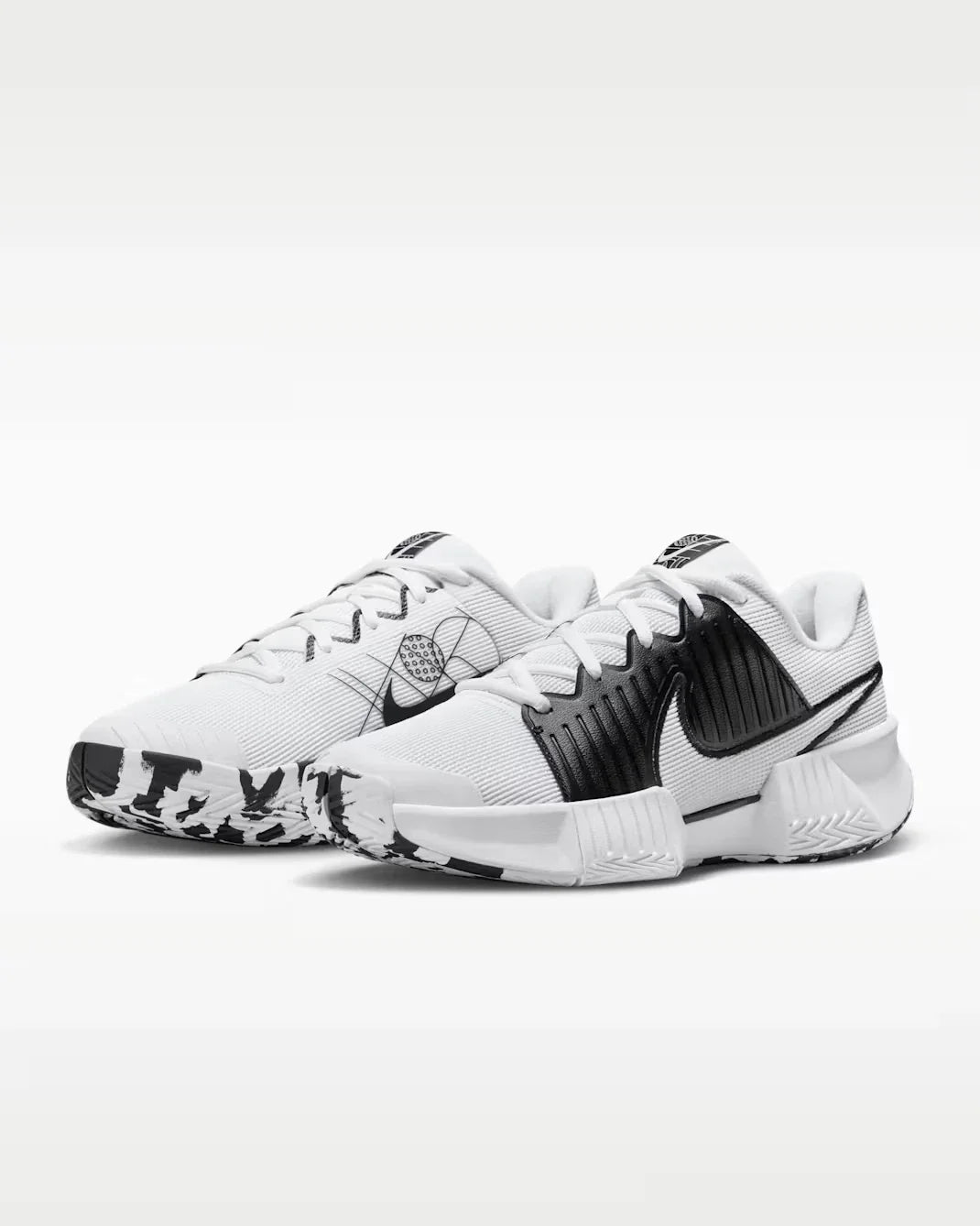 Nike Zoom Challenge FQ4155-100 Sneakers Women's White Pickleball Shoes SHOP357
