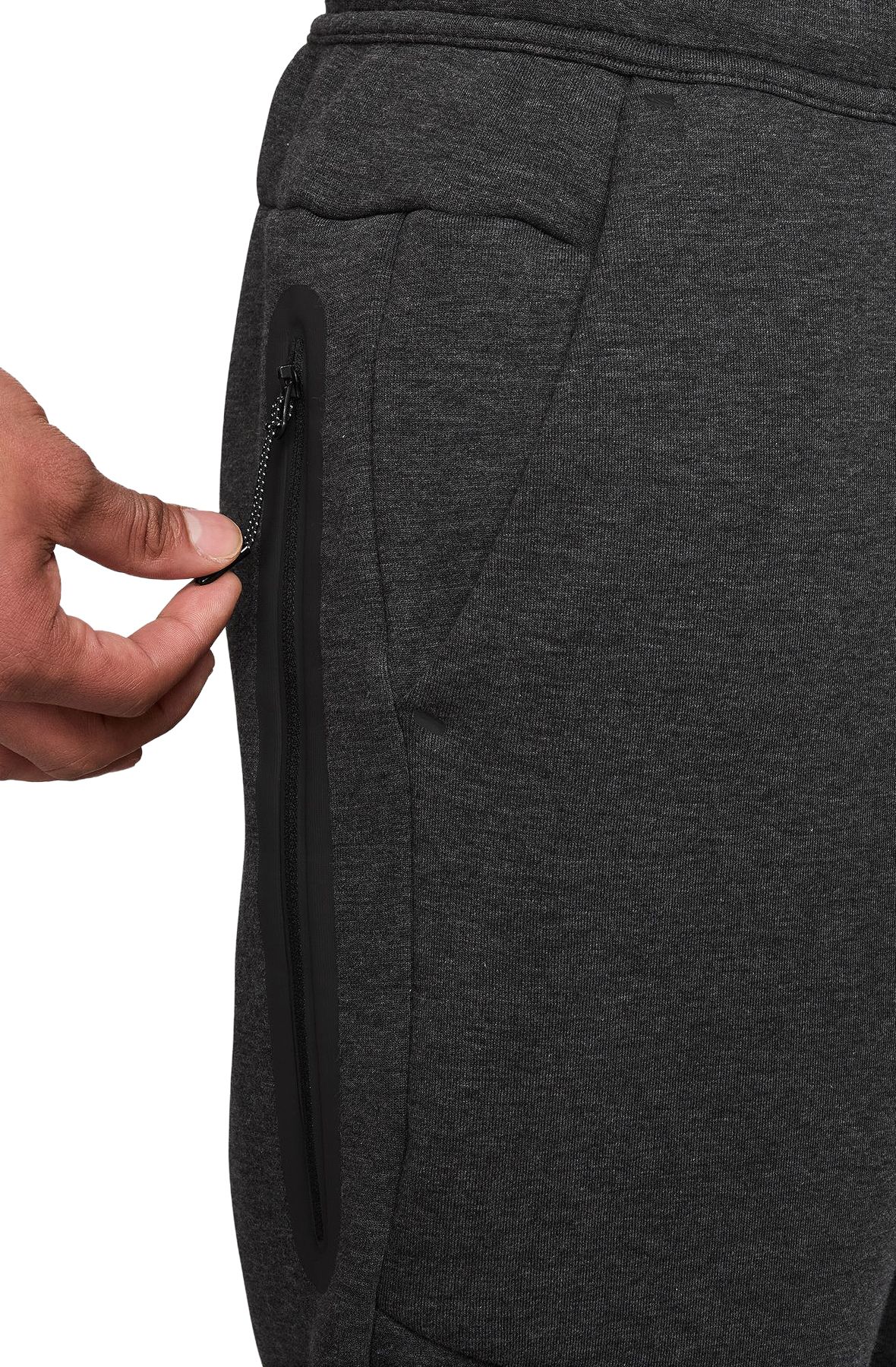 Men's Nike Tech Fleece Jogger - Black Heather/Black