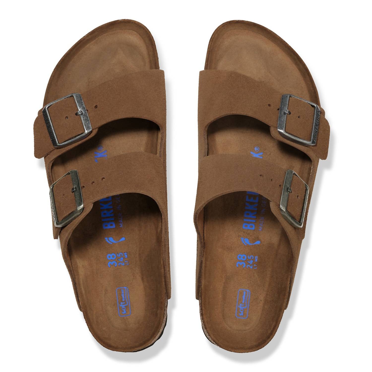 Men's Arizona Softbed Sandal In Dark Tea