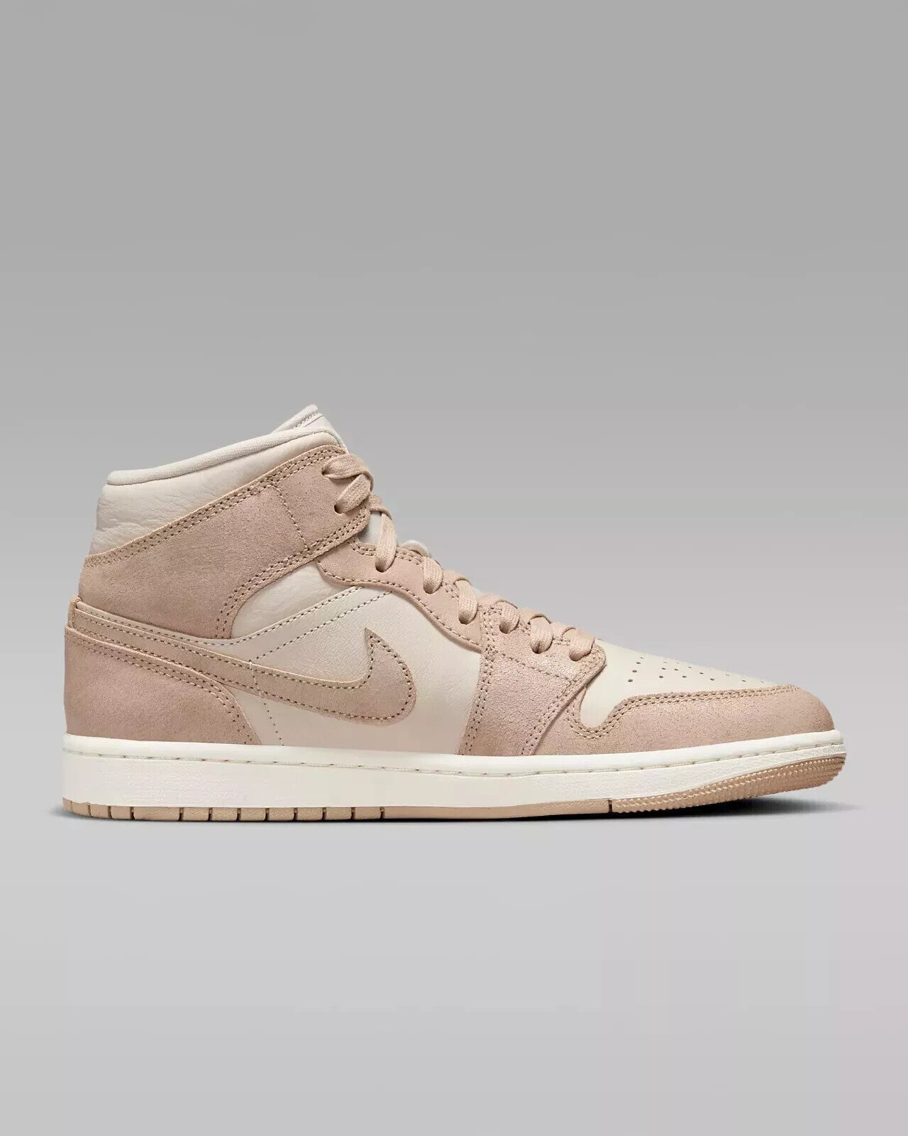 Nike Air Jordan 1 Mid SE FJ3448-200 Sneakers WoLight Brown Shoes RHS5409