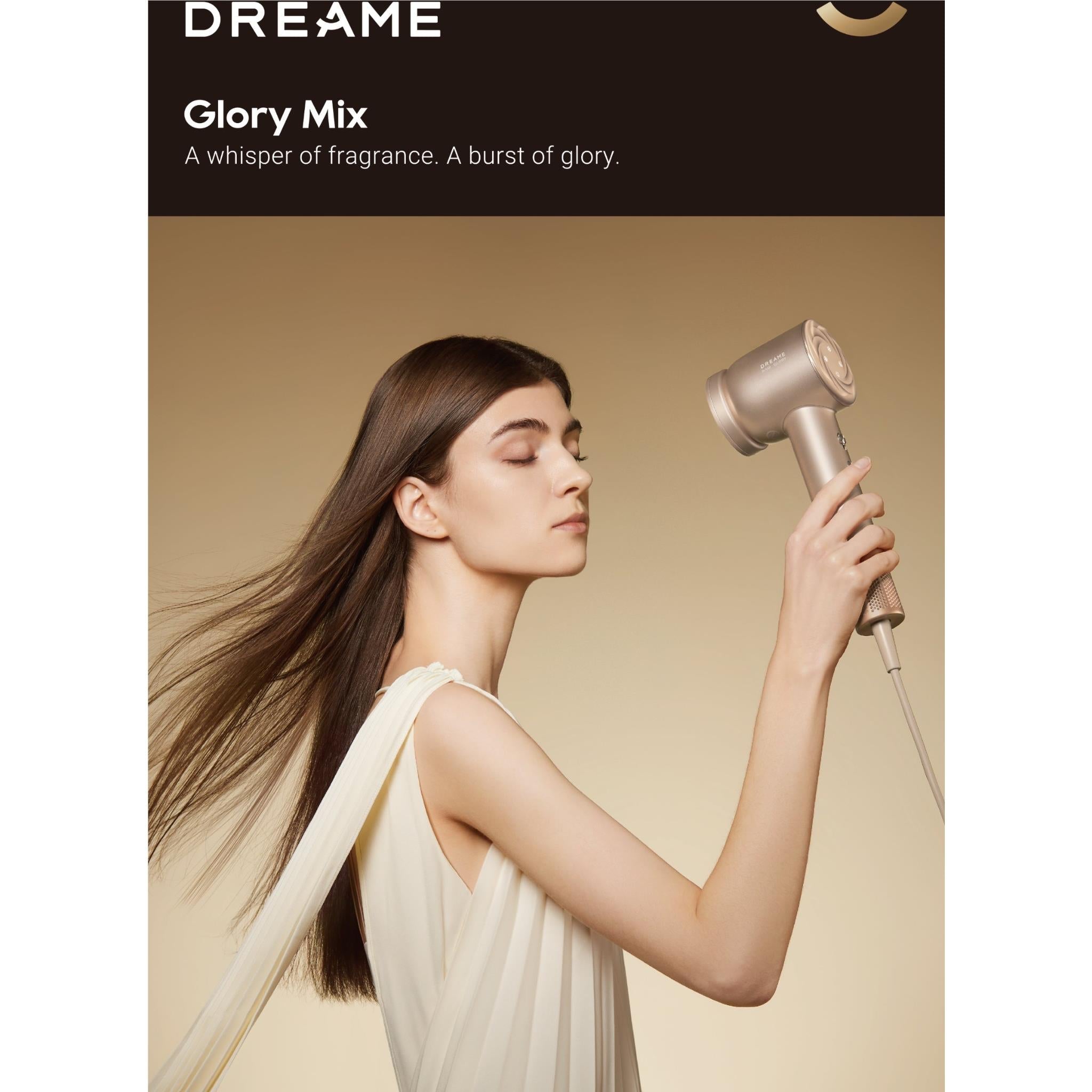 Dreame Hair Glory Mix High-Speed Hair Dryer (Gold)