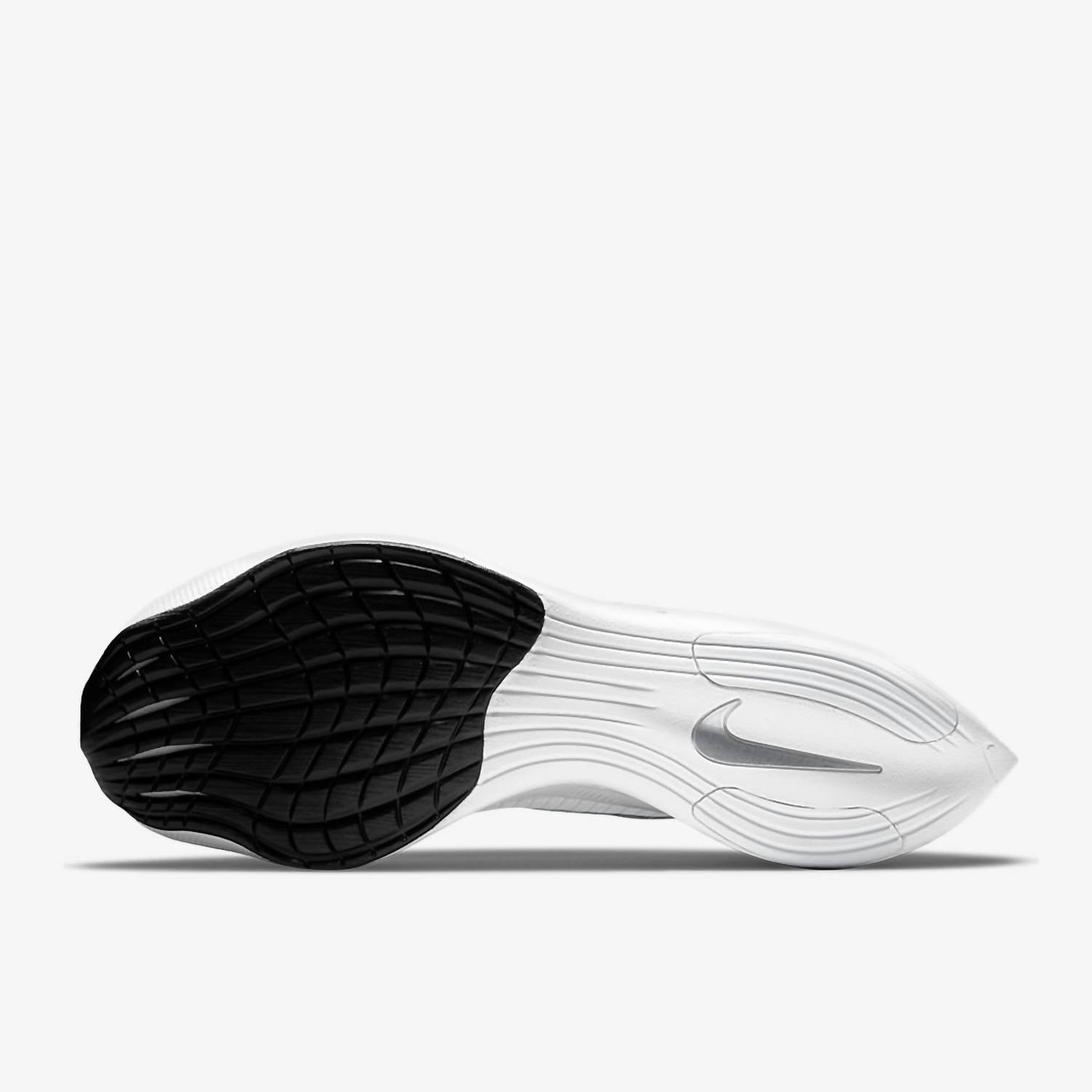 Women's Zoomx Vaporfly 2 Shoes In White/black Metalic Silver