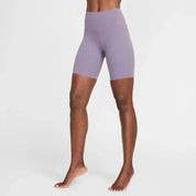Nike Zenvy Biker Shorts Womens Purple Dri-FIT High Waisted Activewear DSGL603