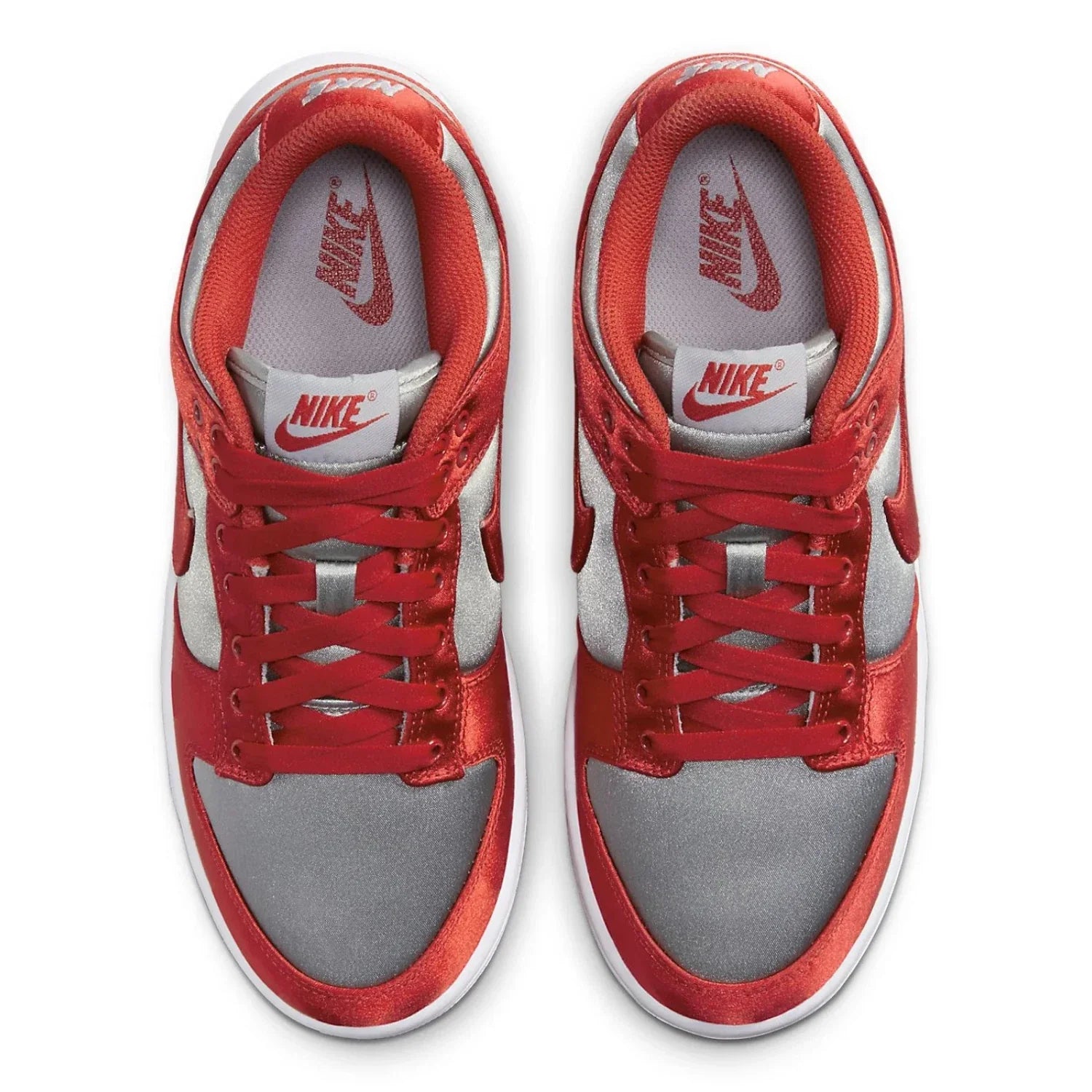 Nike Dunk Low DX5931-001 Sneaker Women's  Red Gray Lifestyle Shoes RHS4005