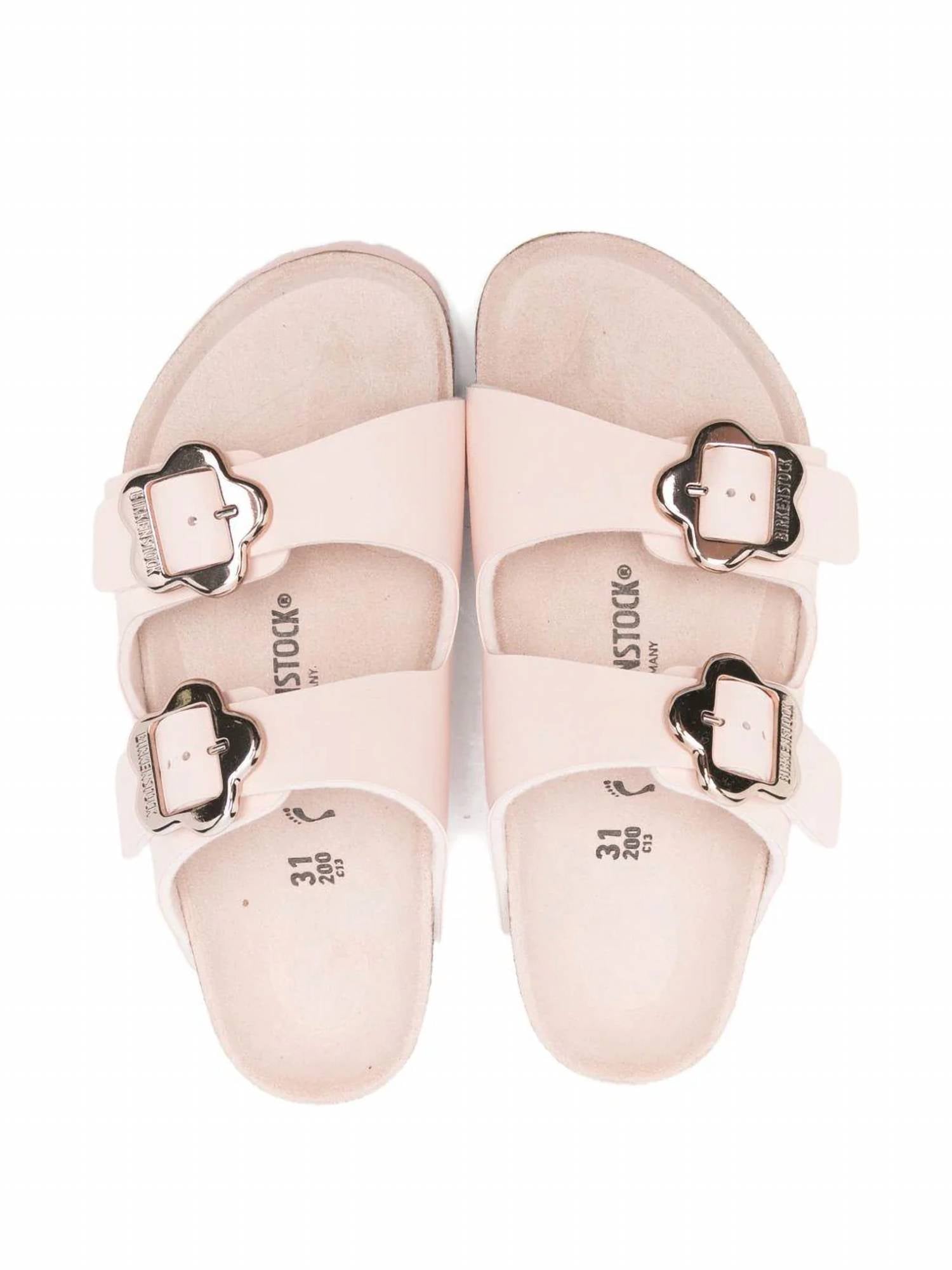 Girl's Arizona Flower Sandals In Rose