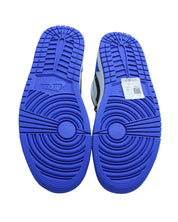 Nike Air Jordan 1 Mid SE in White Hyper and Royal Black Leather