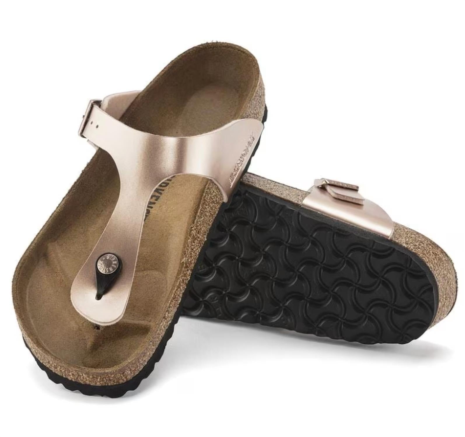 Women's Gizeh Birko-Flor Sandals In Copper