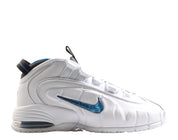 Men's Nike Air Max Penny 1 Home 2022 White/Blue Basketball Shoes DV0684-100