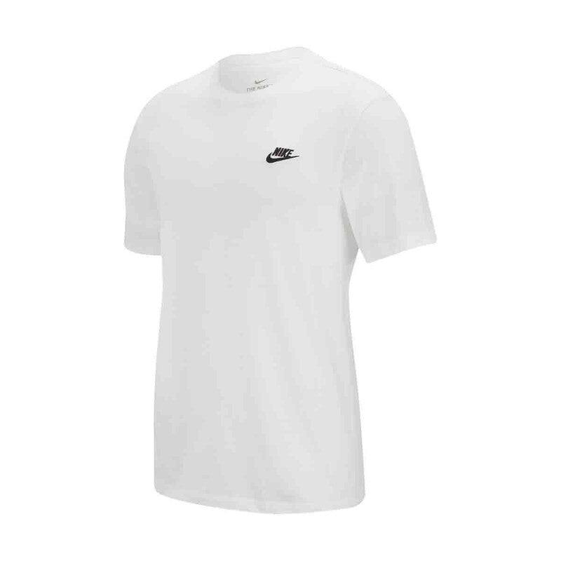 MENS NIKE SPORTSWEAR CLUB T-SHIRT_WHITE/BLACK