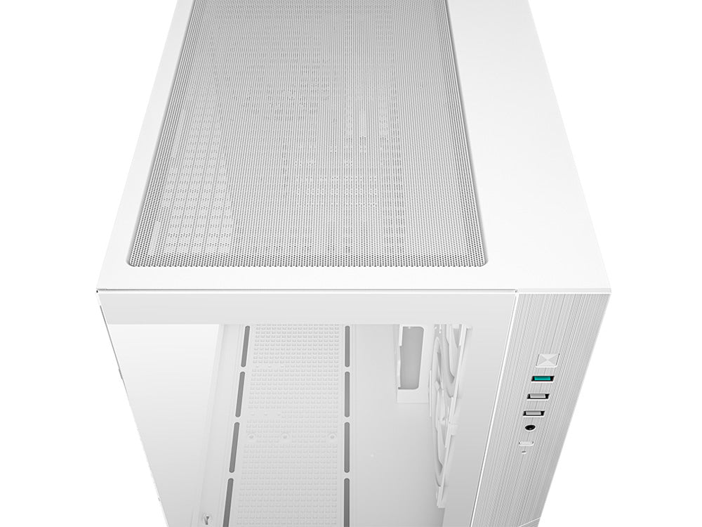 DeepCool CG330 3F WH Micro-ATX Case - White