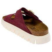 Women's Papillio by Birkenstock Arizona Sandals Berry Platform Slide GAL905
