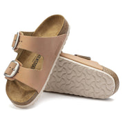 Women's Arizona Big Buckle Sandals In Washed Metallic Copper