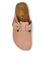 Boston Big Buckle Minimalist Slip-On Clogs