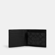 Coach Outlet 3 In 1 Wallet In Signature Canvas With Varsity Stripe